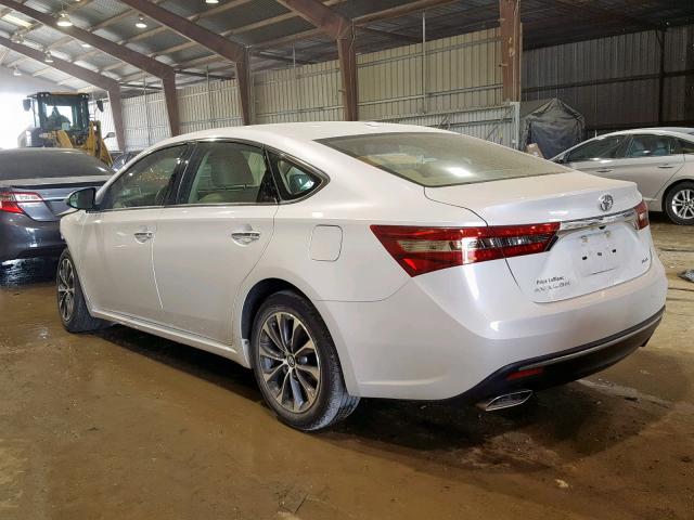 4T1BK1EB4HU245287 - 2017 TOYOTA AVALON XLE WHITE photo 3