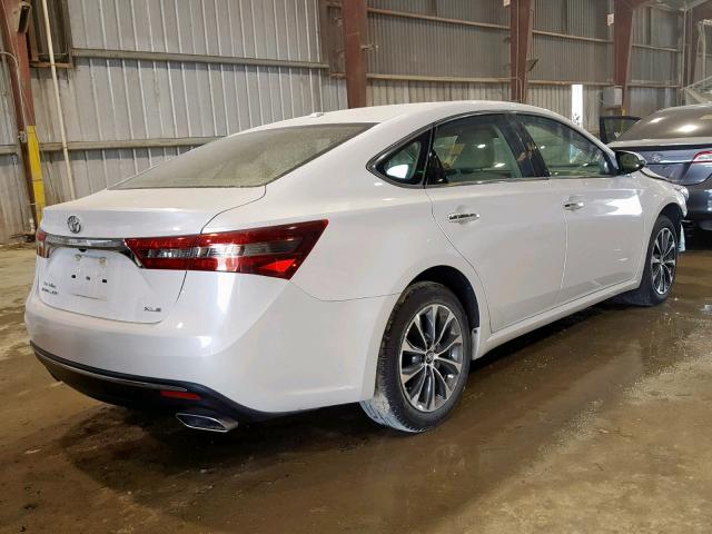 4T1BK1EB4HU245287 - 2017 TOYOTA AVALON XLE WHITE photo 4