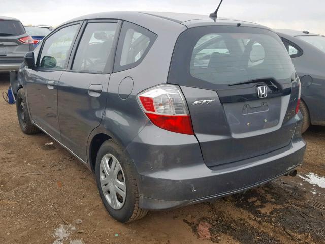 JHMGE8H32BC007397 - 2011 HONDA FIT GRAY photo 3