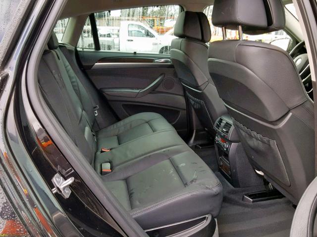 5UXFG8C50EL592970 - 2014 BMW X6 XDRIVE5 BLACK photo 6
