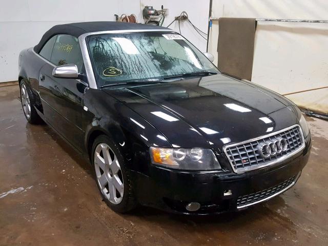 WUARL48H75K902207 - 2005 AUDI S4 QUATTRO BLACK photo 1