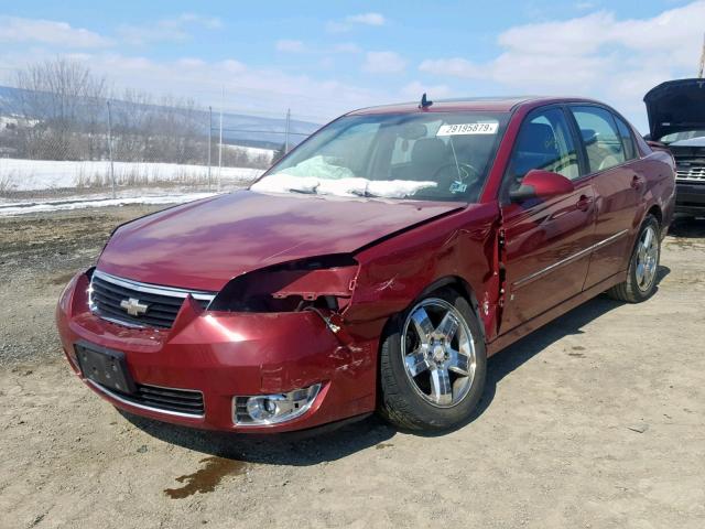 1G1ZU53856F165485 - 2006 CHEVROLET MALIBU LTZ MAROON photo 2