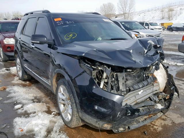 1FM5K8F82DGB43455 - 2013 FORD EXPLORER L BLACK photo 1