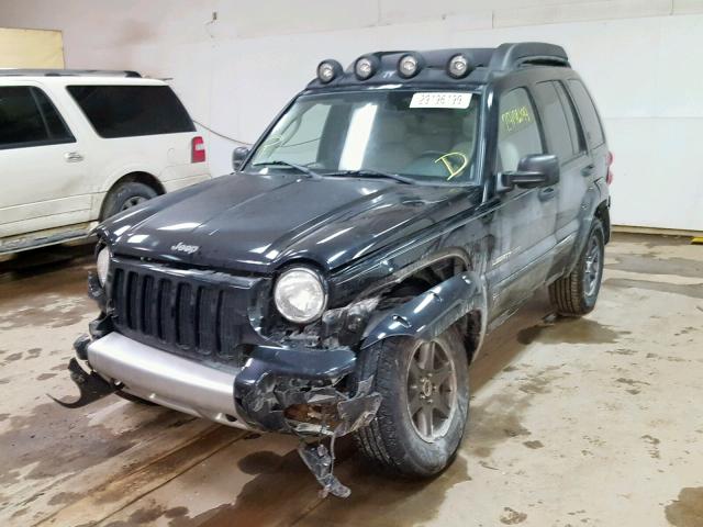 1J4GL38K73W522472 - 2003 JEEP LIBERTY RE BLACK photo 2