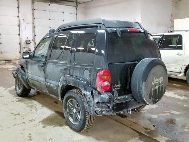 1J4GL38K73W522472 - 2003 JEEP LIBERTY RE BLACK photo 3