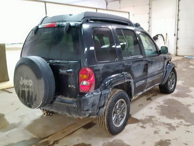 1J4GL38K73W522472 - 2003 JEEP LIBERTY RE BLACK photo 4