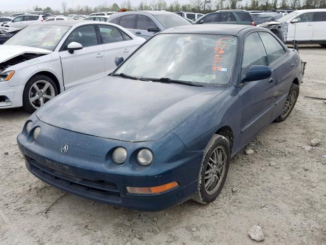 JH4DB7566VS008082 - 1997 ACURA INTEGRA GS GREEN photo 2