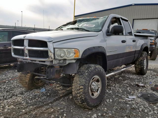 3D7KU28D54G162293 - 2004 DODGE RAM 2500 S SILVER photo 2