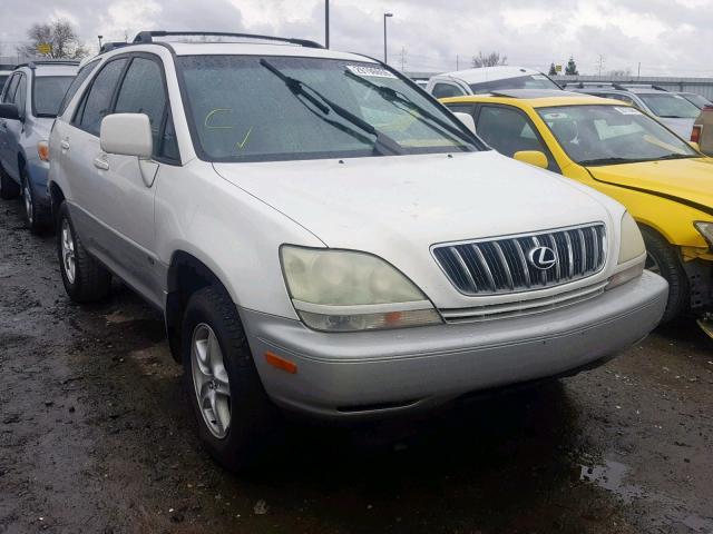 JTJGF10U230151784 - 2003 LEXUS RX 300 WHITE photo 1