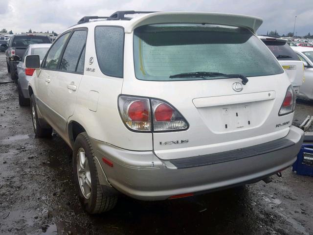 JTJGF10U230151784 - 2003 LEXUS RX 300 WHITE photo 3