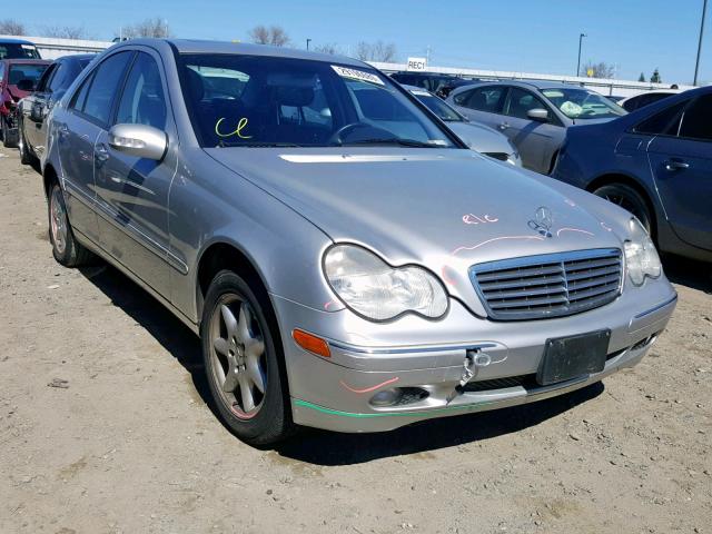 WDBRF61J63F305440 - 2003 MERCEDES-BENZ C 240 SILVER photo 1