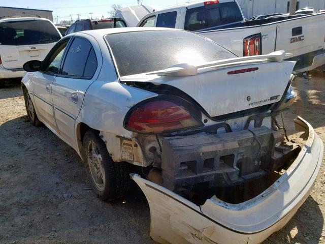 1G2NW52E64C146101 - 2004 PONTIAC GRAND AM G WHITE photo 3