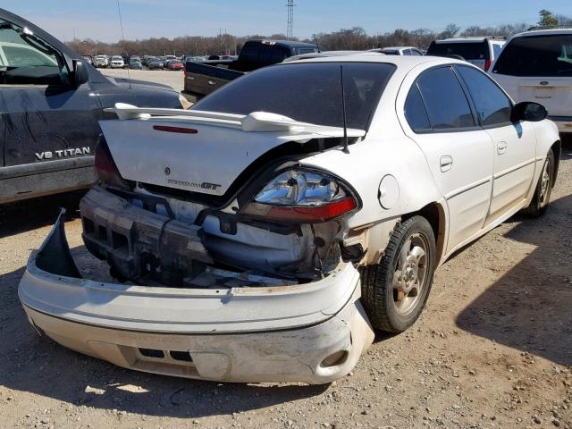 1G2NW52E64C146101 - 2004 PONTIAC GRAND AM G WHITE photo 4