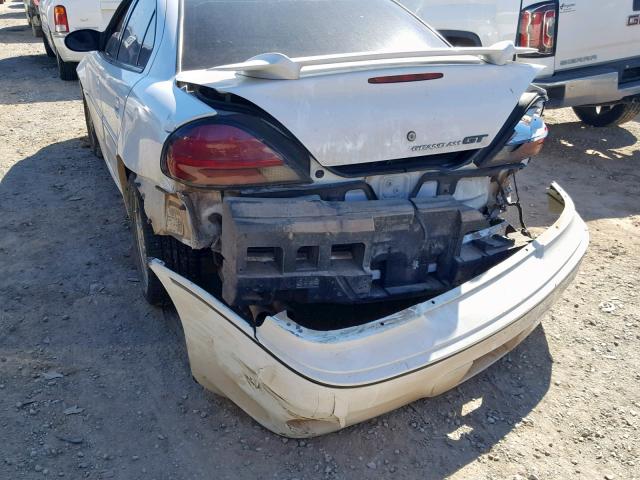 1G2NW52E64C146101 - 2004 PONTIAC GRAND AM G WHITE photo 9