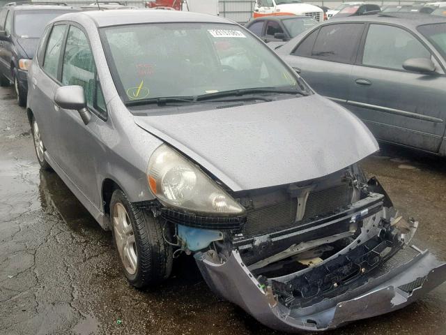 JHMGD38658S034575 - 2008 HONDA FIT SPORT SILVER photo 1