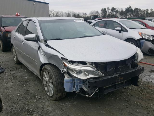 4T1BD1FK2CU025650 - 2012 TOYOTA CAMRY HYBR SILVER photo 1