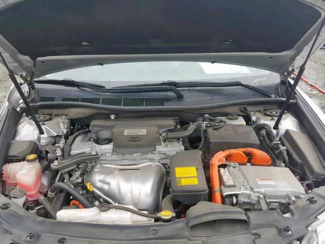 4T1BD1FK2CU025650 - 2012 TOYOTA CAMRY HYBR SILVER photo 7