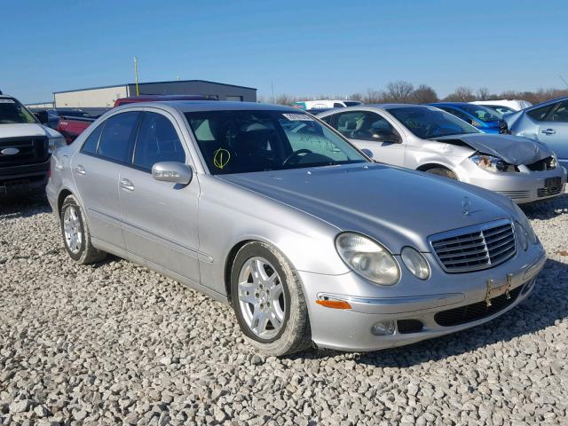 WDBUF65J13A180087 - 2003 MERCEDES-BENZ E 320 SILVER photo 1