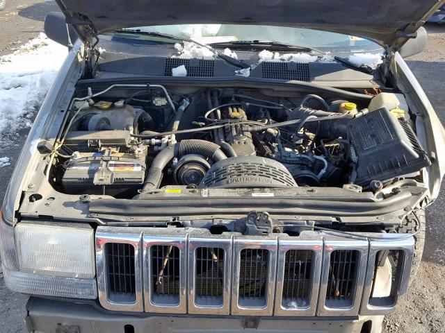 1J4GZ58S3VC668026 - 1997 JEEP GRAND CHER BROWN photo 7