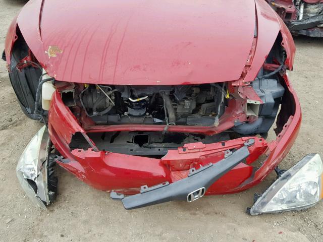 1HGCM72634A004265 - 2004 HONDA ACCORD EX RED photo 9