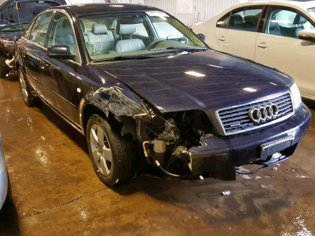 WAULT64B52N116087 - 2002 AUDI A6 3.0 QUA BLUE photo 1