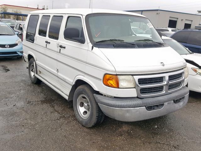 2B6HB11X1WK159393 - 1998 DODGE RAM VAN B1 WHITE photo 1