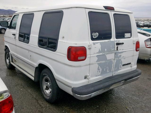 2B6HB11X1WK159393 - 1998 DODGE RAM VAN B1 WHITE photo 3