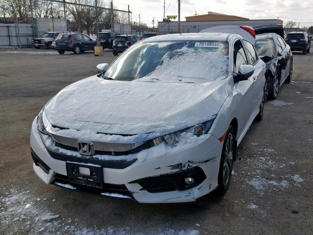 2HGFC1F78GH641030 - 2016 HONDA CIVIC EXL WHITE photo 2