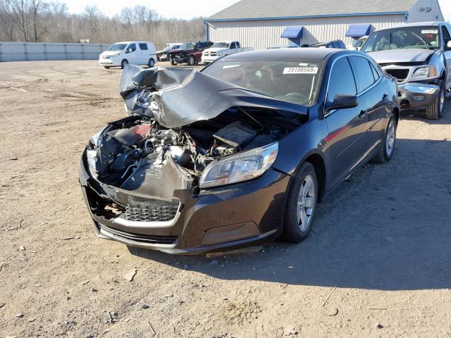 1G11B5SL9EF277195 - 2014 CHEVROLET MALIBU LS 黑色 照片 2