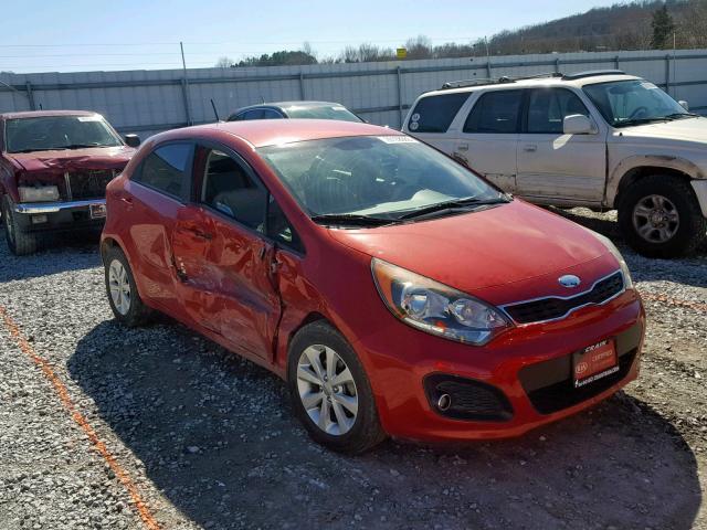 KNADN5A32D6209944 - 2013 KIA RIO EX RED photo 1