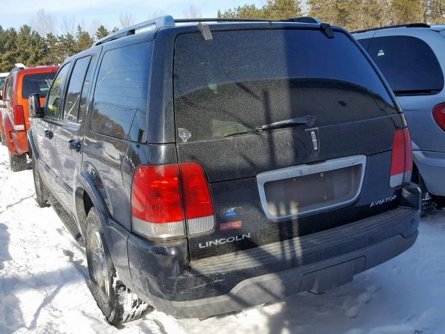 5LMEU88H65ZJ34400 - 2005 LINCOLN AVIATOR 黑色 照片 3