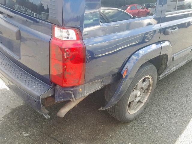 1J8HG48KX6C149978 - 2006 JEEP COMMANDER BLUE photo 10
