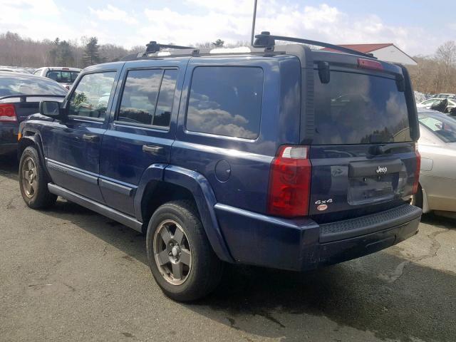 1J8HG48KX6C149978 - 2006 JEEP COMMANDER BLUE photo 3
