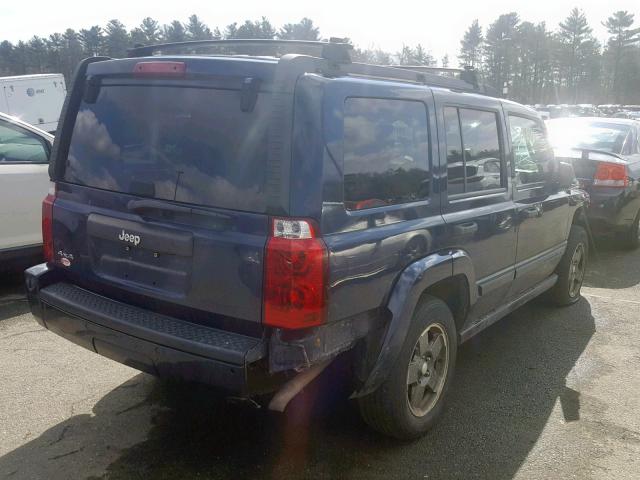 1J8HG48KX6C149978 - 2006 JEEP COMMANDER BLUE photo 4