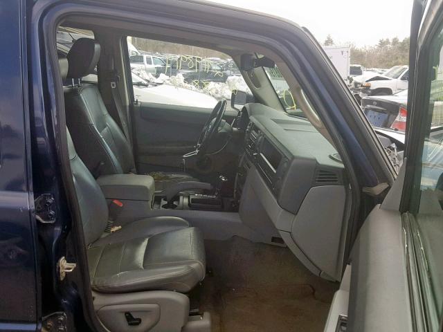 1J8HG48KX6C149978 - 2006 JEEP COMMANDER BLUE photo 5