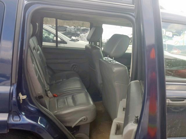 1J8HG48KX6C149978 - 2006 JEEP COMMANDER BLUE photo 6