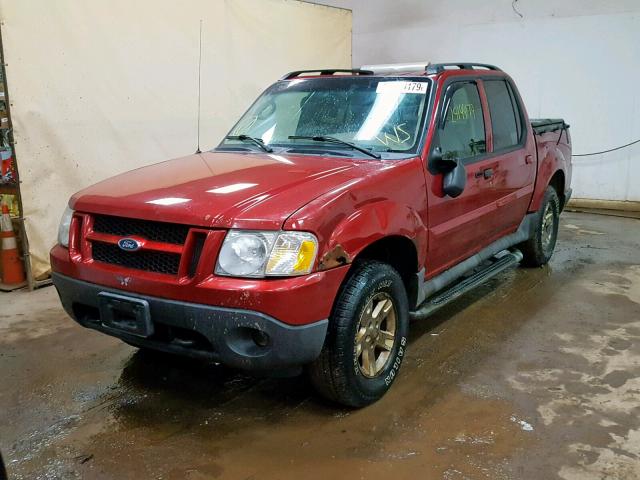 1FMZU77K65UB06735 - 2005 FORD EXPLORER S BURGUNDY photo 2