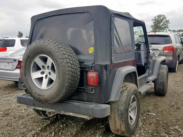 1J4FY19S1VP487988 - 1997 JEEP WRANGLER / BLACK photo 4