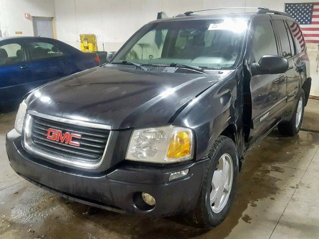 1GKDT13S432357898 - 2003 GMC ENVOY BLACK photo 2