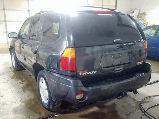 1GKDT13S432357898 - 2003 GMC ENVOY BLACK photo 3