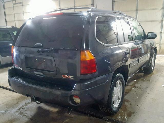 1GKDT13S432357898 - 2003 GMC ENVOY BLACK photo 4