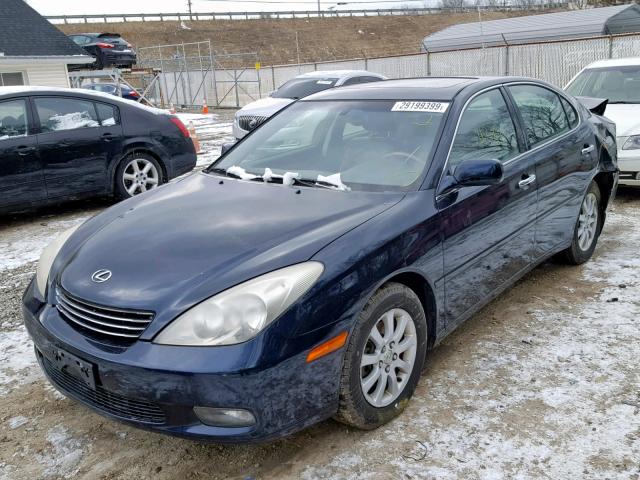 JTHBF30GX25034862 - 2002 LEXUS ES 300 BLUE photo 2