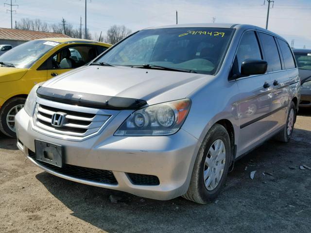 5FNRL38248B041315 - 2008 HONDA ODYSSEY LX SILVER photo 2