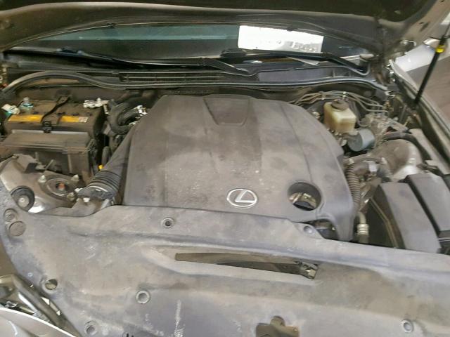 JTHCF1D26E5005130 - 2014 LEXUS IS 250 GRAY photo 7