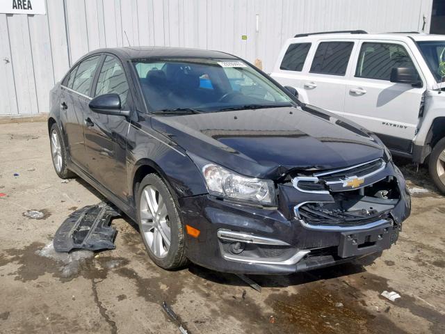 1G1PG5SB3F7183215 - 2015 CHEVROLET CRUZE LTZ BLACK photo 1