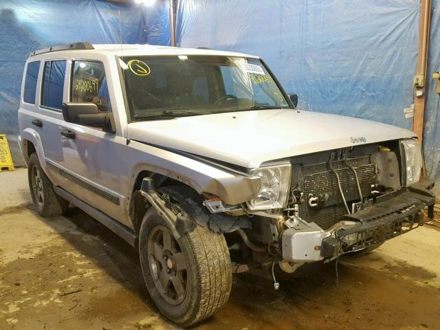 1J8HG48K76C206038 - 2006 JEEP COMMANDER SILVER photo 1