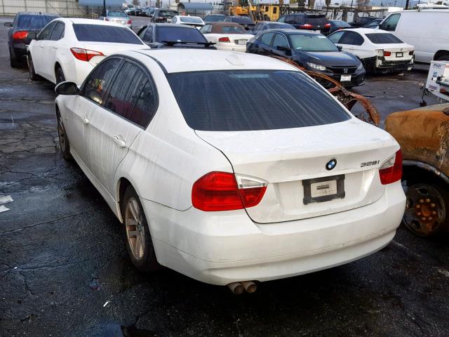 WBAVC53517FZ72955 - 2007 BMW 328 I SULE WHITE photo 3