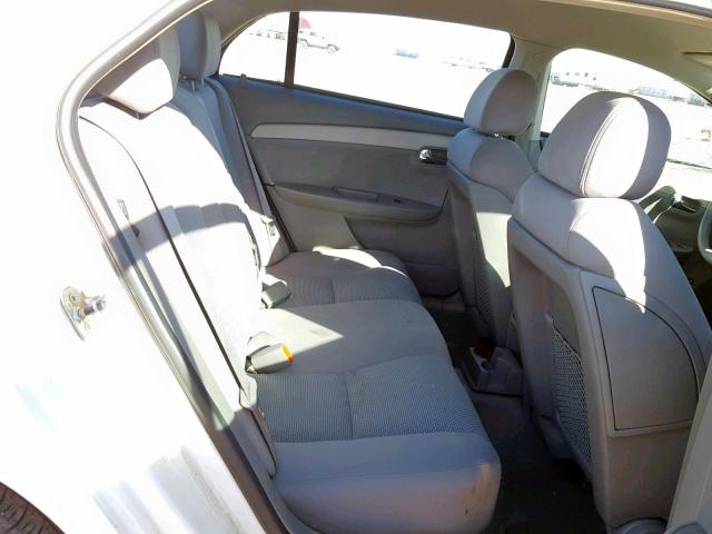 1G1ZG57B68F219585 - 2008 CHEVROLET MALIBU LS WHITE photo 6
