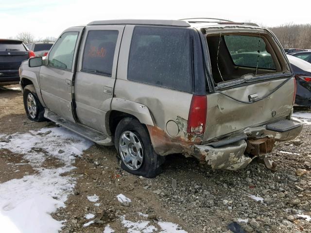 1GYEK13R8XR411422 - 1999 CADILLAC ESCALADE TAN photo 3