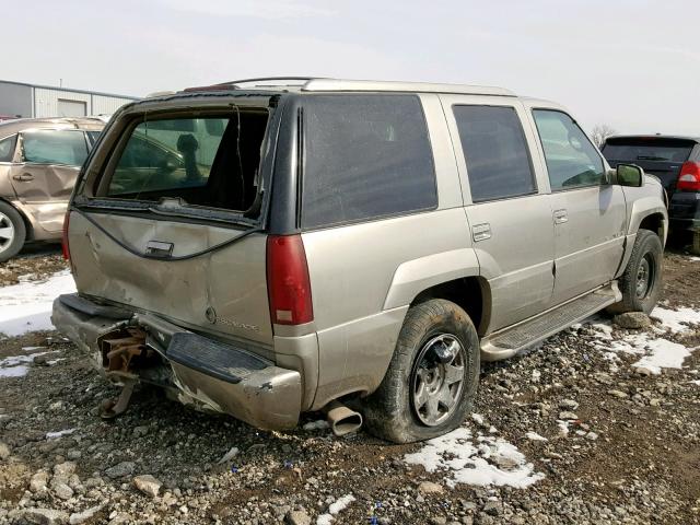 1GYEK13R8XR411422 - 1999 CADILLAC ESCALADE TAN photo 4